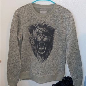 Lucky Brand Fleece Lion Sweatshirt